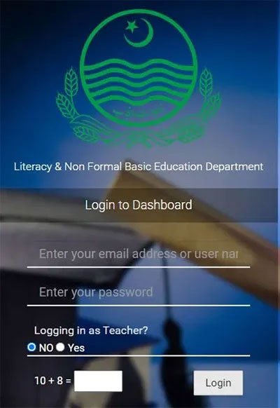 NFE Punjab Gov Pk Login Portal 